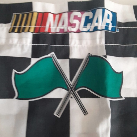 Vintage Dan River Nascar Valances x2 U.S.A. Fans - Picture 4 of 4
